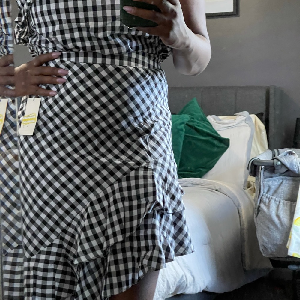 Matching gingham set
